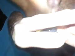 Desi girl playing BF's cock and sockjob part 1